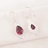 Rhodolite Gemstone Jewelry, Handmade Silver Earring, 925 Solid Sterling Silver Earring For Mother's Gift