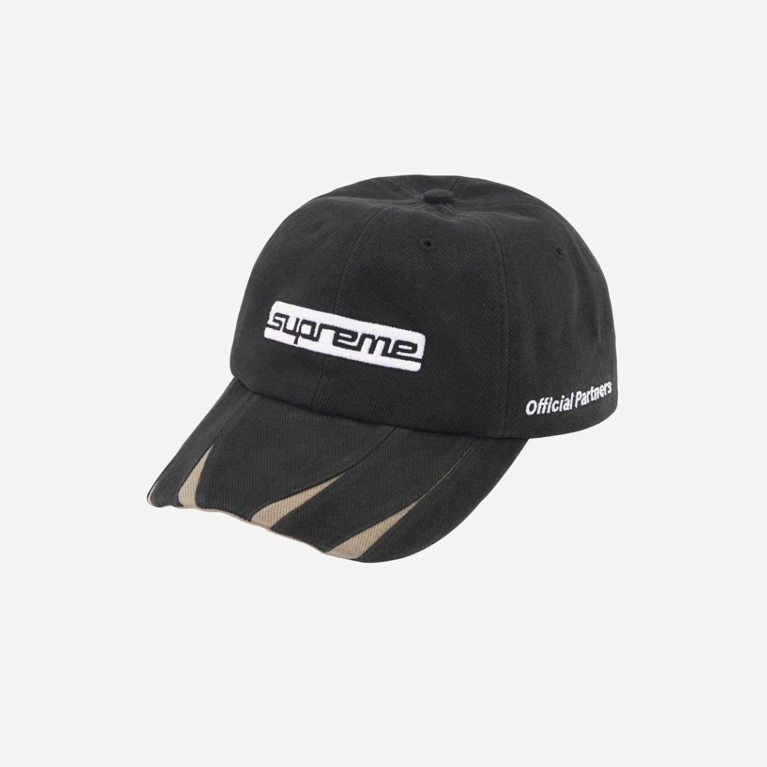

Козырек Supreme Jagged Visor, 6 панелей, черный 23FW -