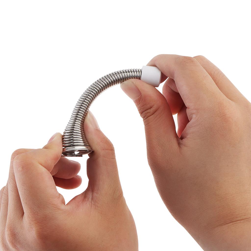 3.375 Inch 1pc Spring Door Stop Bottom Mount Rubber Bumper Wall Protector Secure Hold Damage Prevention