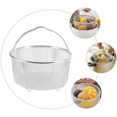 Multifunctional Frying Basket Fruit Food Fried Cooking Fryer Pan Steam Stainless Steel Versatile French Fries Noodle