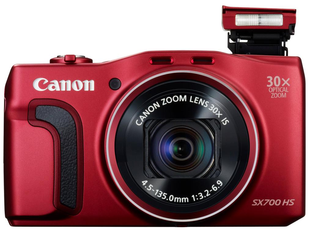 Canon PowerShot SX700 HS Digitalkamera mit 30-fachem optischem Zoom, Rot, PSSX700HS(BETREFFEND)