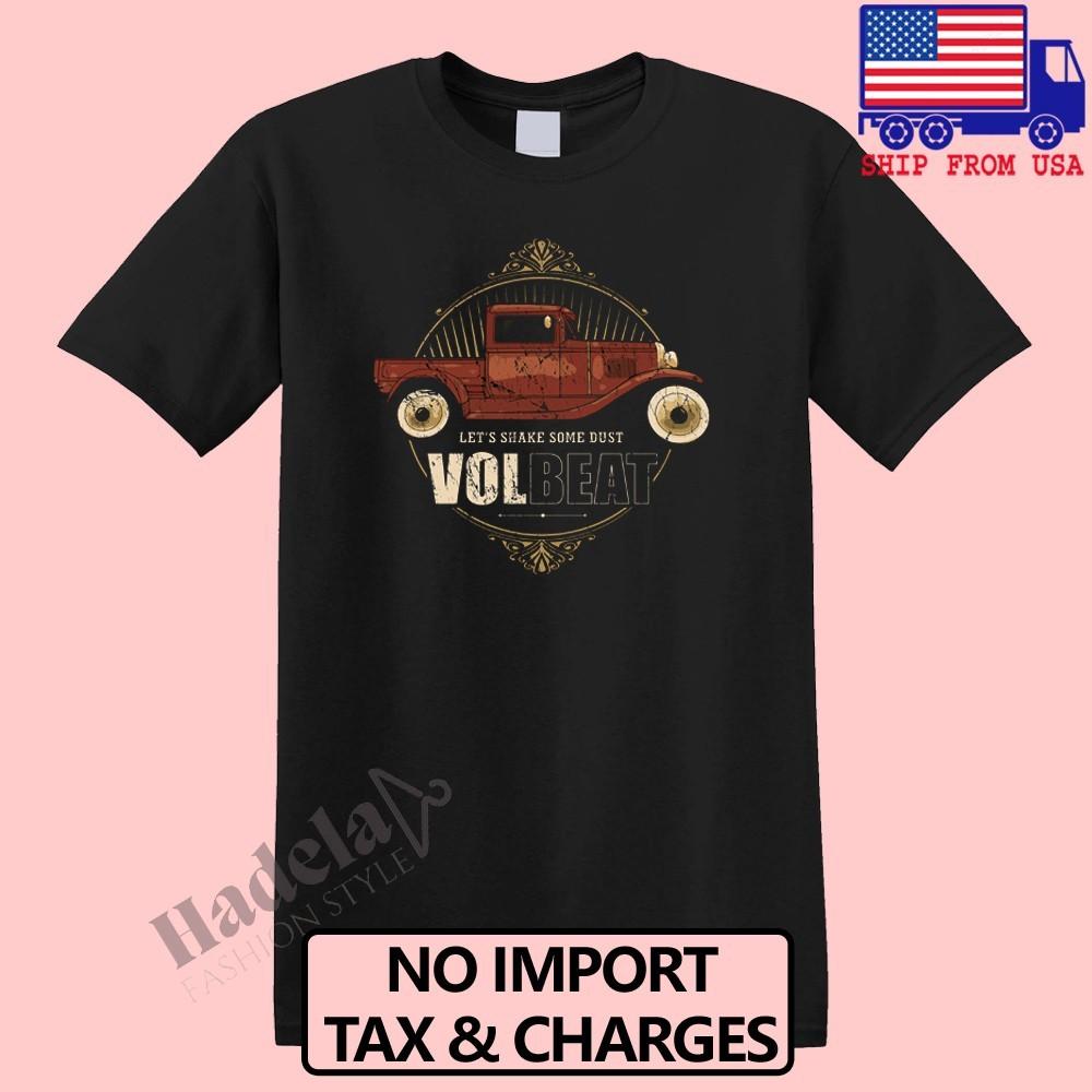 VOLBEAT Let s Shake Some Dust Men s Black Size S-5XL XL