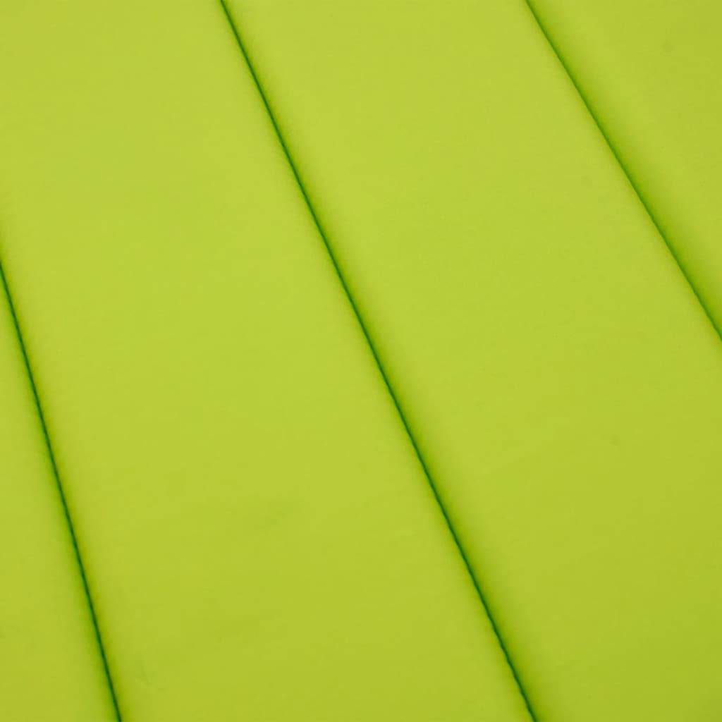 Sun Lounger Cushion Light Green 186x58x4 Cm Oxford Fabric