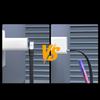 USB C to USB C Angled Cable, 240W 90 Degree Type C Charging Cord Data Cable for Smartphone Laptop