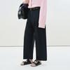 LESS 2025 Spring Straight Leg Cropped Casual Pants