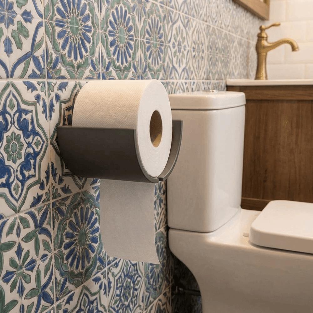 Convenient Roll Paper Holder Space-Saving Bathroom Storage Container Hotels