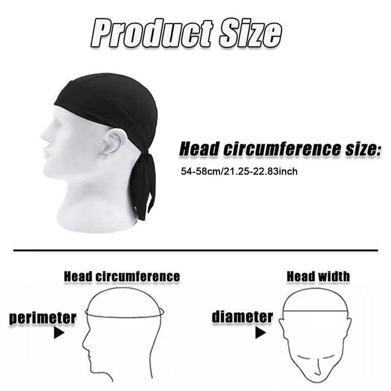 Cycling Quick Drying Pirate Cap MTB Road Bike Riding Cap Unisex Outdoor Sports Hiking Skiing Cycling Headscarf Bicycle Equipment