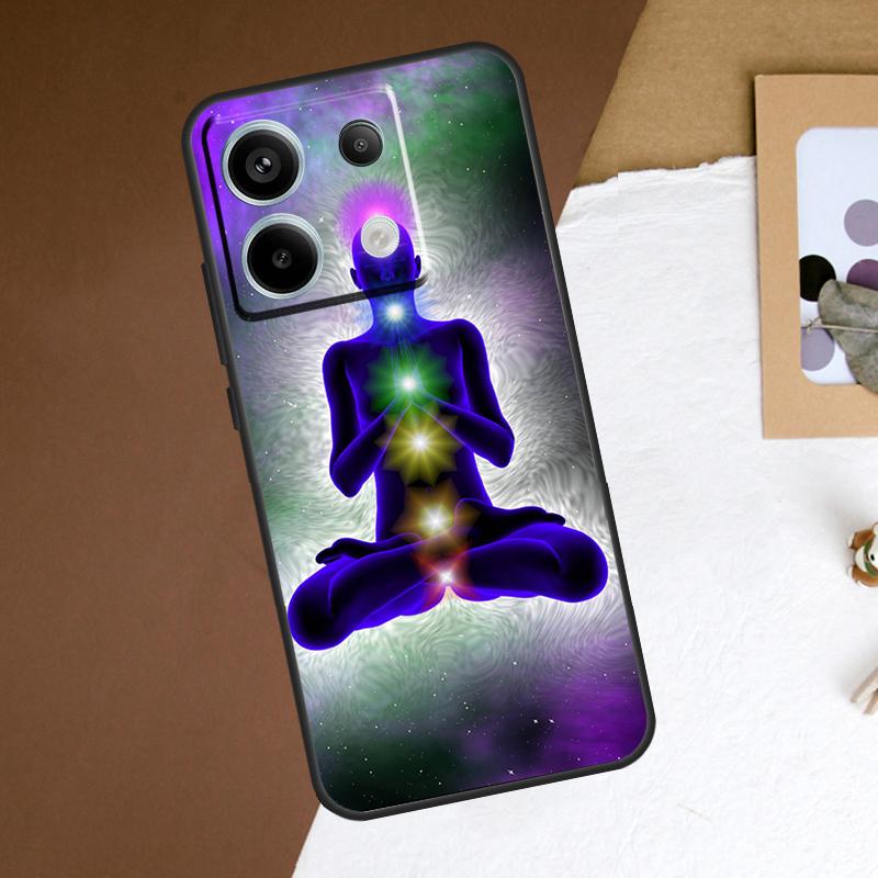 Mandala Chakra Insist Yoga Case For Redmi Note 13 Pro Plus 9 10 11 12 Pro 9S 10S 11S 12S Cover For Redmi 12 C 10C 13C