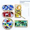 Scaglie di Mica di Vetro Frantumato Multicolore Fatte a Mano per Decorazione Inlay Mosaico Fai da Te
