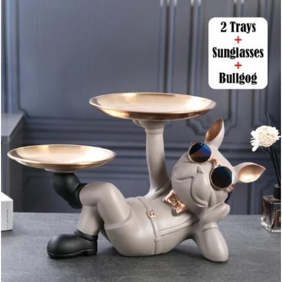 Buldočí figurky zvířat Cool Dog Socha Socha Obývací pracovna Výzdoba ložnice Dekorace interiéru Doplňky interiéru