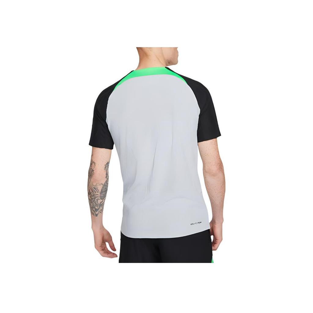 Nike Dri-FIT Liverpool Football Club Moisture-Wicking Cool Comfortable Crew Neck Short Sleeve Football Shirt Men tops Wolf-Grey DX2891-013