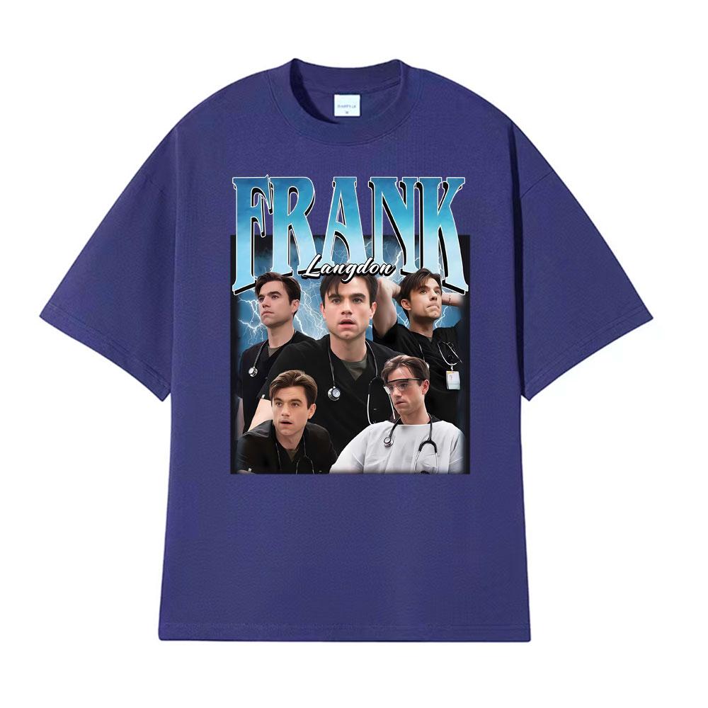 Dr Frank Langdon Print Tshirts Unisex Women Clothing Summer Fashion 100 Cotton T Shirts Oversized Loose Cotton Tshirt Streetwear