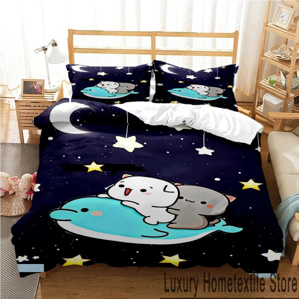 3D Print Bubu Dudu Cartoon Bear Panda Bedding Set Boys Girls Twin Queen King Size Duvet Cover Pillowcase Bed boys Adult
