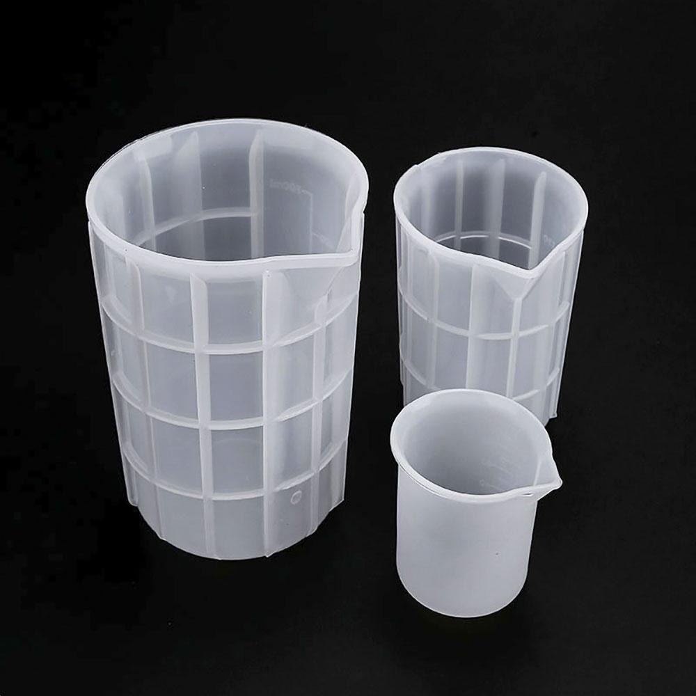 100/300/700ML Silicone Measuring Cup DIY Jewelry Making Tools Baking Tools Epoxy Resin Cup Mixed Silicone Measure Cup