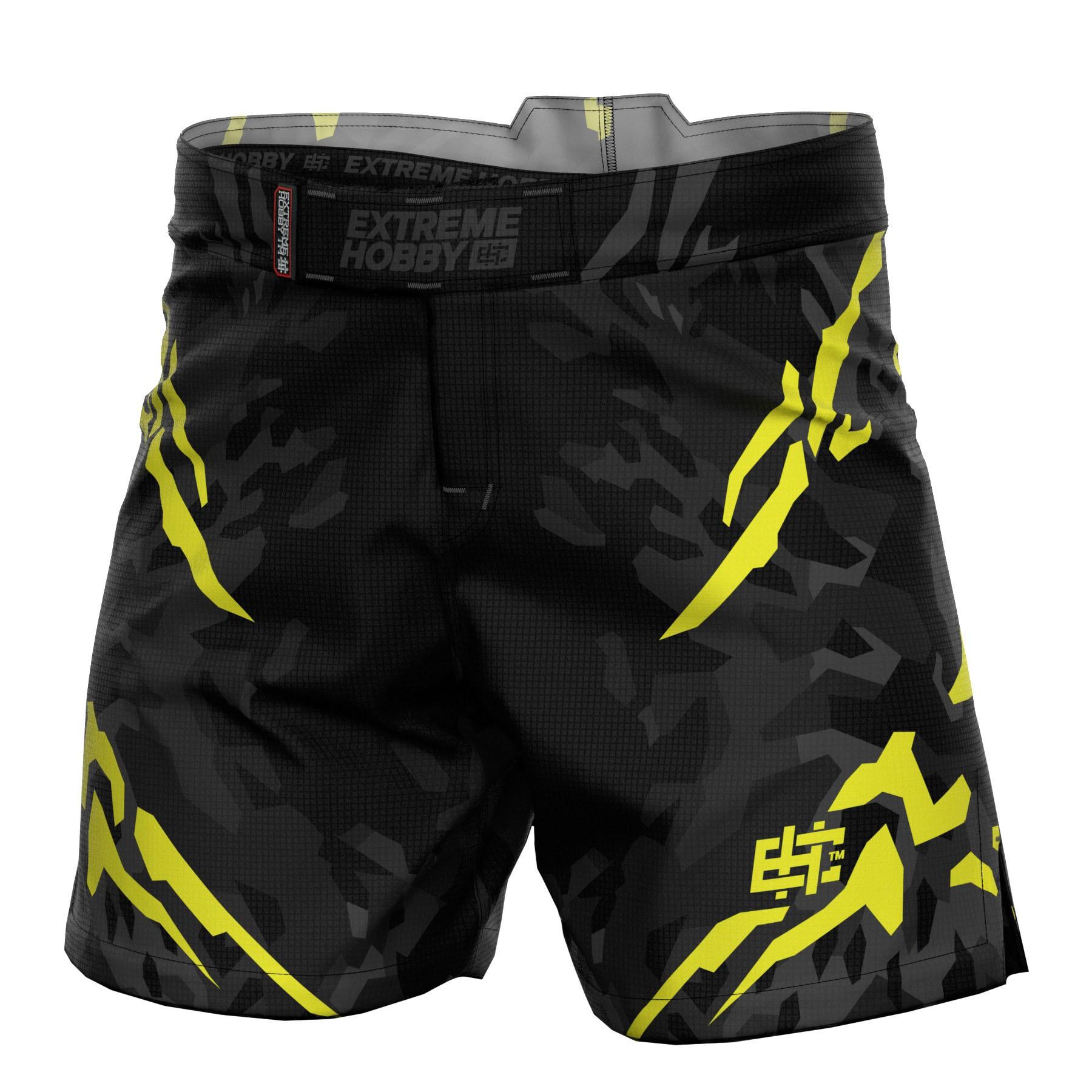 Extreme Hobby Athletic Shorts Black Panther Black and Yellow XL