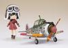 TAMASHII NATIONS Figuarts mini Kotobuki Squadron in the Wilderness Kirie Hayabusa type 130mm painted movable figure & (Kyrie specification) approx.