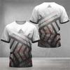 Men Fashion Short Sleeve 3d Print T Shirt Round Neck Summer Plus Size Tees