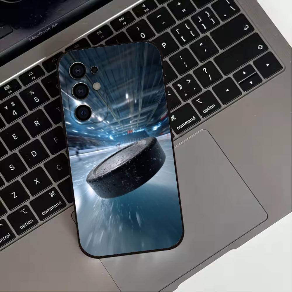 l-Ice H-Hockey R-Rink Sport Phone Case For Samsung S25,S24,S21,S22,S23,S30,Ultra,S20,Plus,Fe,Lite,Note,10,9,5G Black Cover