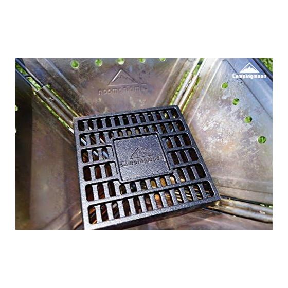 Camping Moon (CAMPING MOON) Bonfire Stand Charcoal Bed Cast Iron Rostle