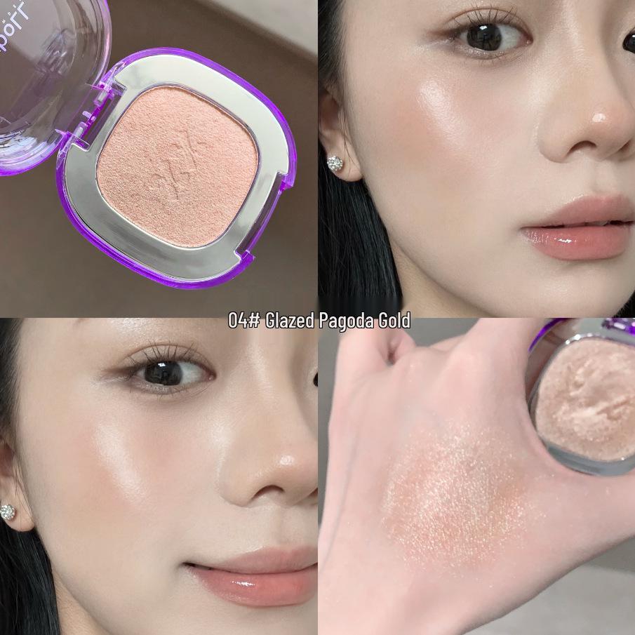 KodyboLL Translucent Focus Highlighter: Three-Dimensional Sparkle & Brightening Blush Makeup.