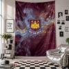 Arazzo da parete per calcio West Ham United Decorazione per la casa Tessuto da appendere al muro per Camera da letto Soggiorno Sfondo