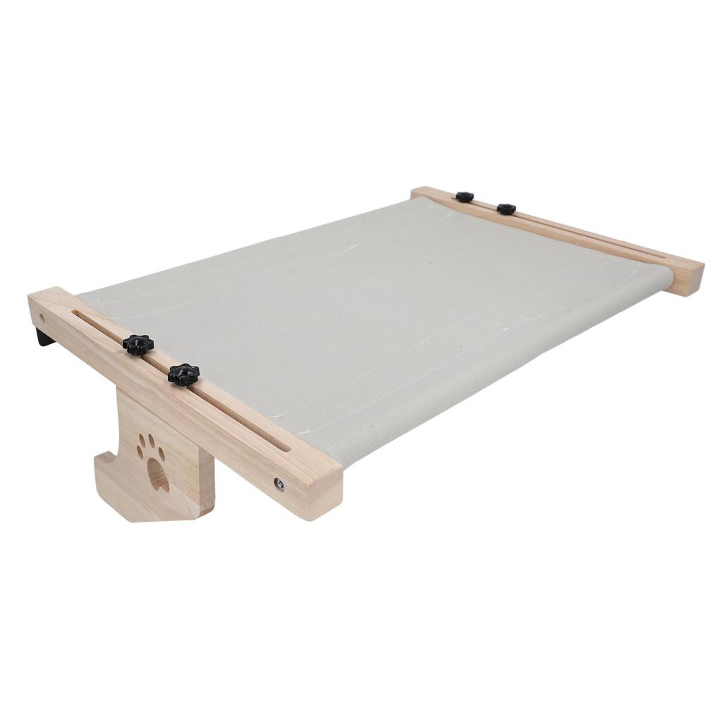 Katzenfensterliege Robuste Bettseite Fensterbankmontage Katzenliege Einfach zu montieren Bettseitige Liege für Wohnungskatzen