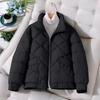 Stand-up Collar Short Down Padded Jacket Women's Loose Thick Warm Padded Jacket