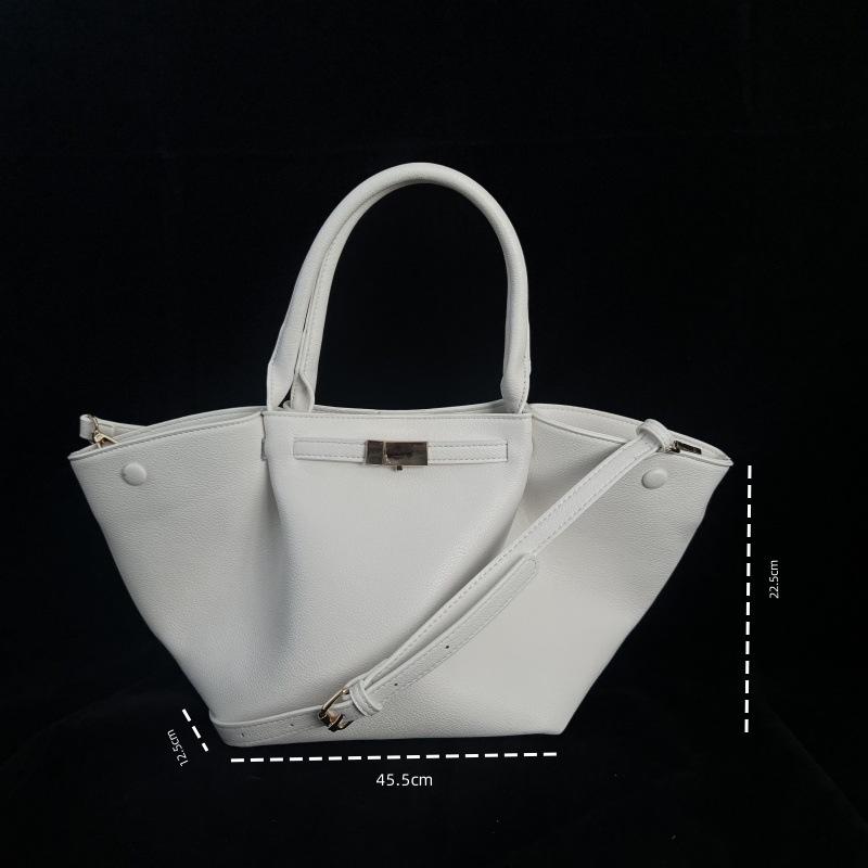 Wing Bag Handbag Large Capacity Bag Tote Bag Lychee Pattern Handbag
