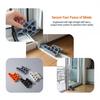 2pcs Non-Slip Heavy Duty Door Stopper Wedge for Secure Balcony and Office