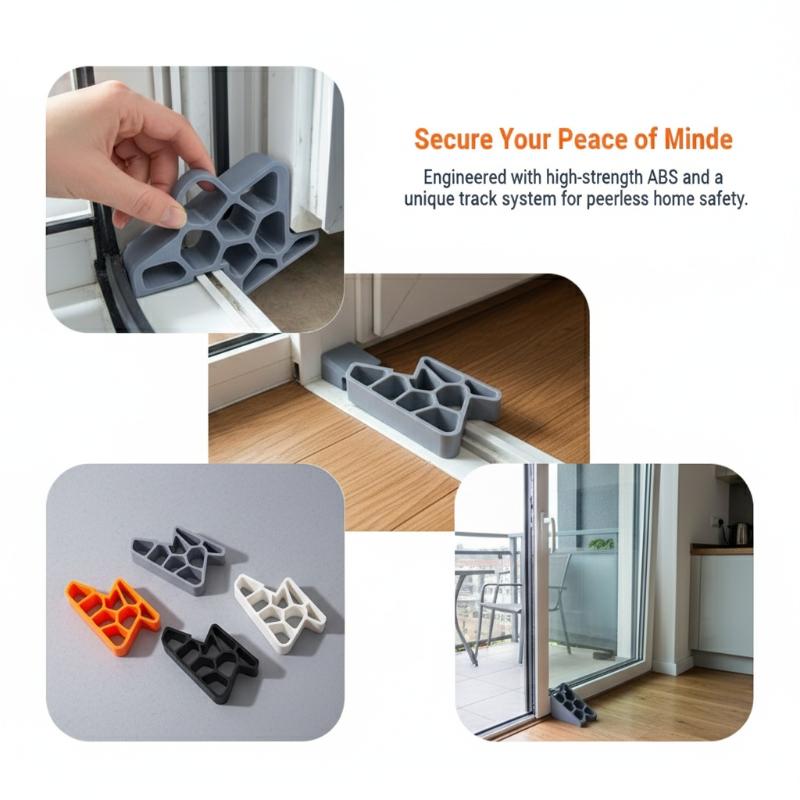 2pcs Non-Slip Heavy Duty Door Stopper Wedge for Secure Balcony and Office