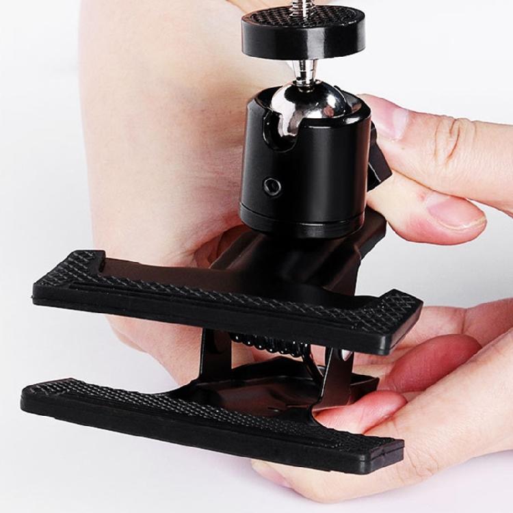 360 Degree Rotation Guitar Head Clamp Phone Holder Mount Clip For Live Broadcast