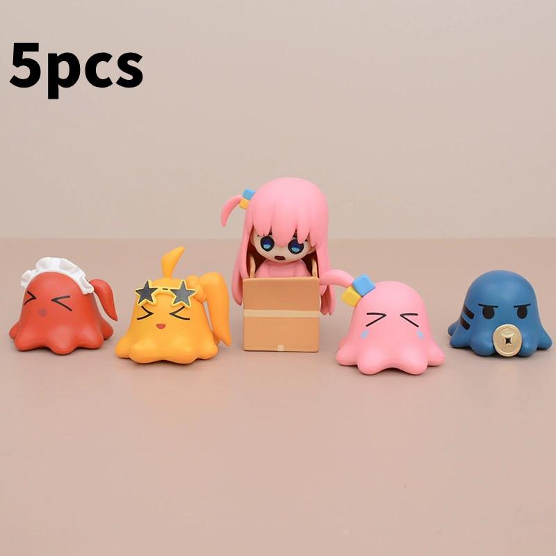 

The Bocchi Rock Anime Pvc Action Figures Model Toy Desktop Gifts Decoration