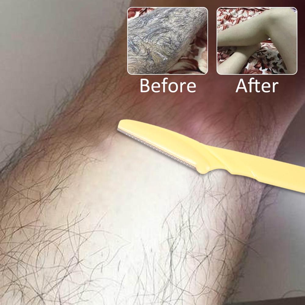 36pcs Eyebrow and Face Razors for Women and Men Eyebrow Hair Trimmer Facial Shavers with Protective Covers, Safe for Beginners