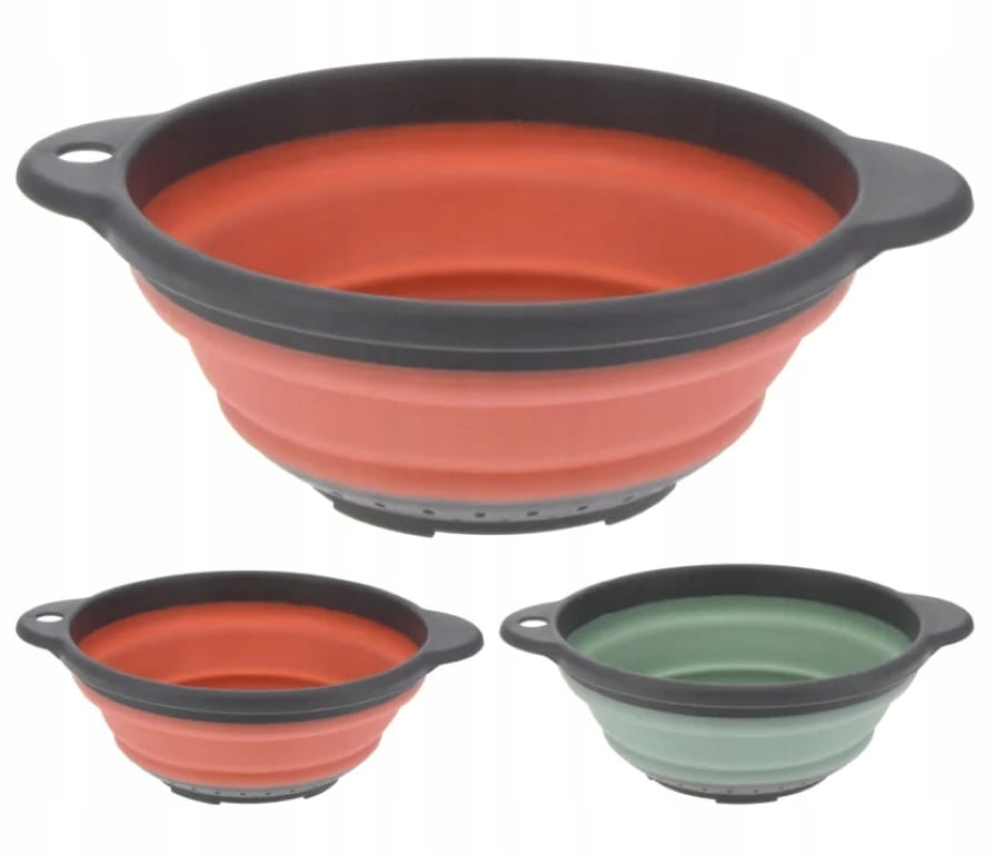 Collapsible Silicone Pasta Strainer 23 Cm