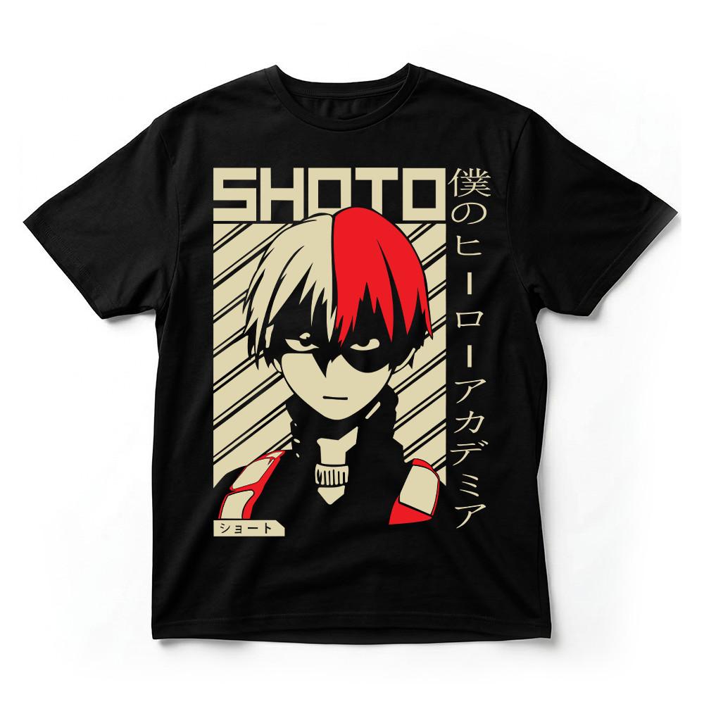 Shoto Todoroki Anime T Shirt Vintage Graphic Tee UK