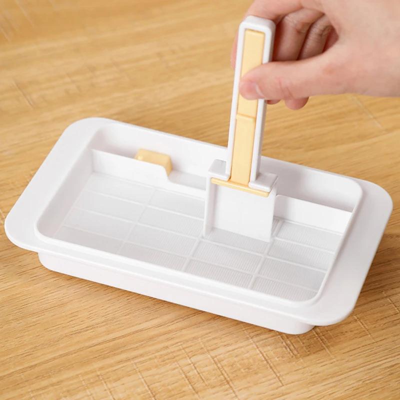 New Butter Dish with Lid Butter Dividing Storage Box Container Kitchen Storage Seal Butter Splitting Box Cheese Keeper Box