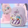 Adorable Cat Graphic Backpack For Students Featuring Large Capacity And Waterproof Nylon Fabric