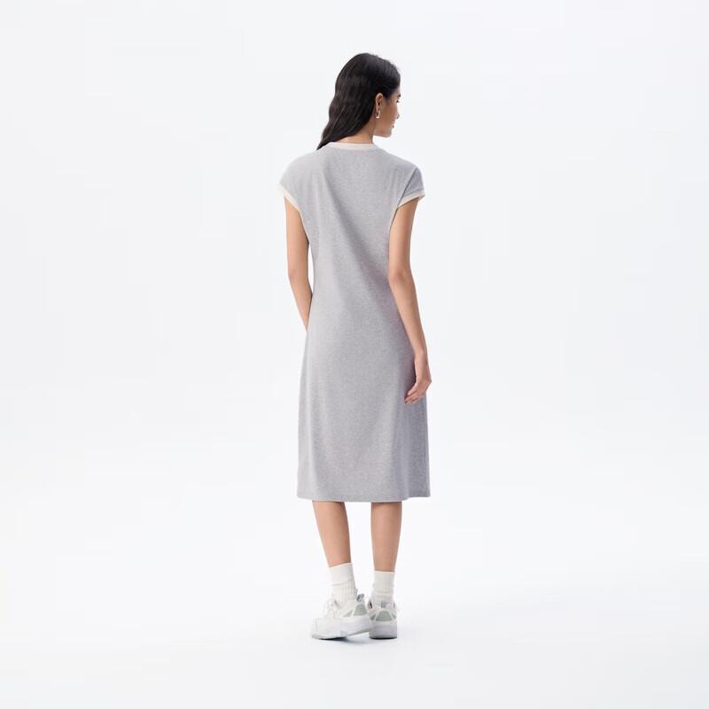 GAP Women's LOGO Slim Sleeveless Sweatshirt Dress