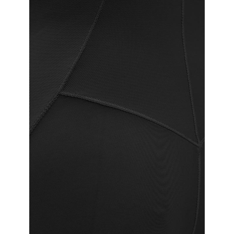 Adjustable Strap Front Zipper Lace Hem Tummy Control Hip Enhancer Body Shaper Bodysuit