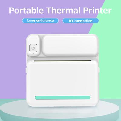 Taşınabilir Cep Boyutunda Termal Yazıcı Kablosuz BT Yazıcı Basit Kullanım Desteği Fotoğraf Notları