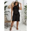 Women's Beach Dress Plus Size Women's Sexy Hollow Out Backless Strap Dress
