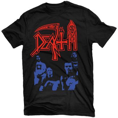 Death Klassisches Logo Heavy Metal Rockband Stil Sommer Lässiges T-Shirt Unisex und Damen Luxusmarke Oberteil Neues Kunstlogo