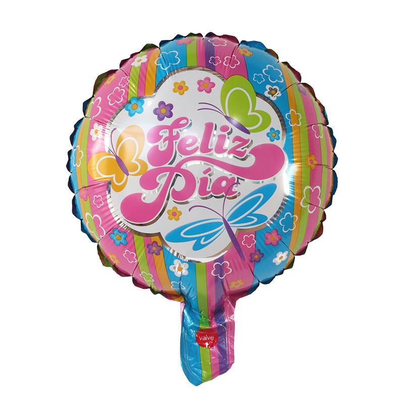10Pcs Feliz Cumpleaños Día AIr Globos 10inch Colorful Mini Spanish Happy Birthday Foil Balloons Home Party Decorations Kids Gift