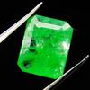 6 Carat CERTIFIED Loose Gemstone Emerald Cut Green Natural Colombian Emerald A-3348