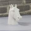Realistic Horse Head Silicone Mold for Handmade Home Decoration Desktop Ornament Epoxy Resin Mould Gypsum Plaster Mold