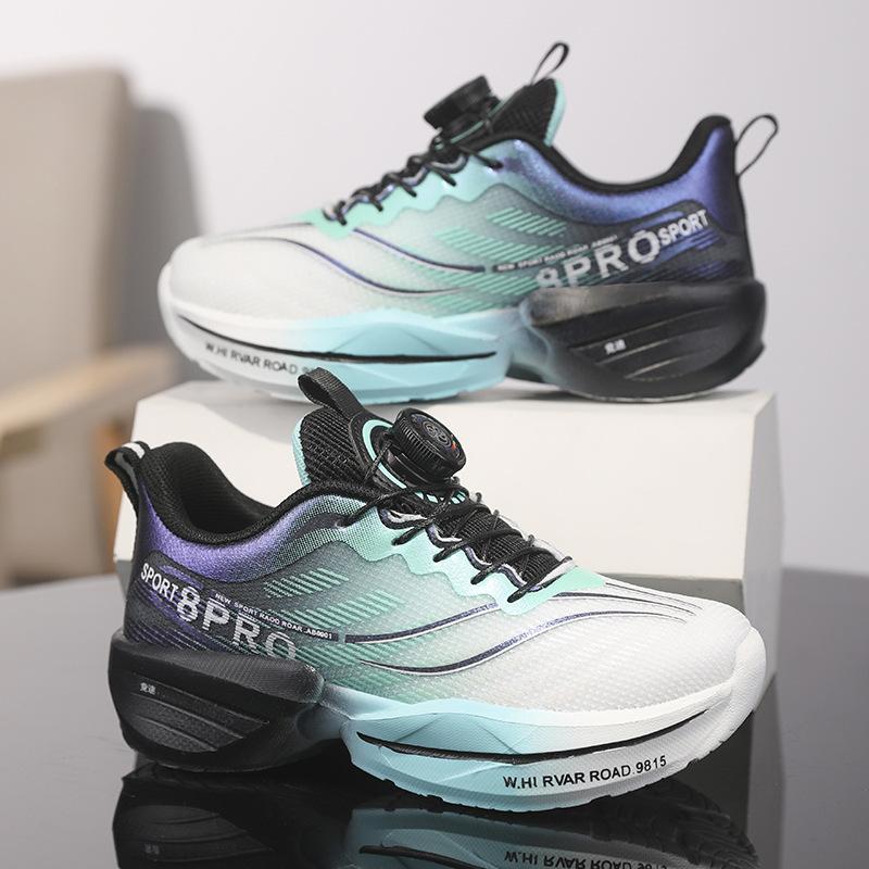 Children's Shoes, Sports Shoes, Basketball Shoes, Running Shoes, Boys and Girls Gradient Color, Lightweight, Comfortable and Simple Casual Shoes