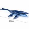Velké figúrky Mosasaura Zvířata Stavebnice Akční Svět dinosaurů DIY Sestavit Mořské monstrum Vzdělávací Dětská hračka Kostky