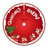 Cartoon Christmas Tree Skirt Ornament 35Inch Christmas Tree Mat Machine Washable for Home Holiday Party Decoration