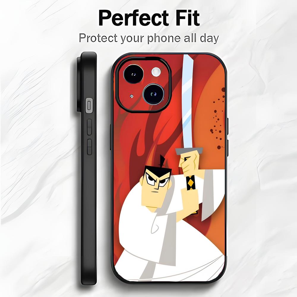 

Adventure Cartoon Movie S-Samurai Jack Phone Case Phone Case Soft Packaging Lightweight For iPhone17 16 15 14 13ProMax iphone12promax