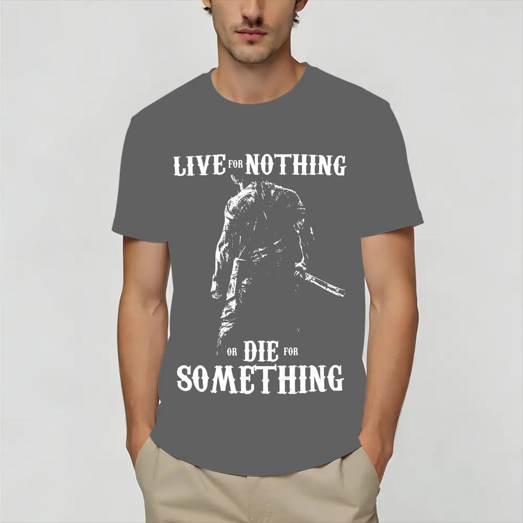 Vintage TShirt Beach John Rambos Popular TShirts Pure Cotton Tee Shirt for Unisex Awesome Design Short Sleeve Top Tees